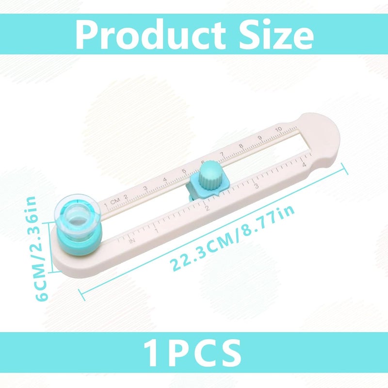 hinbkenla Circle Cutters For Crafts,Diy Circle Cutter,Circle Paper Cutter,Adjustable Any Size 2-20cm Come With Bottom Blade Guard, Easy Operation And Smooth Cutting - Image 2